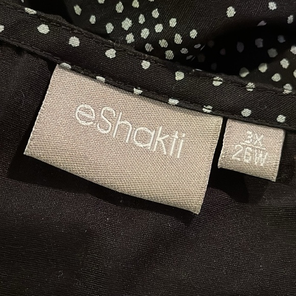 Eshakti Sleeveless Cotton Fit and Flare - Picture 3 of 3